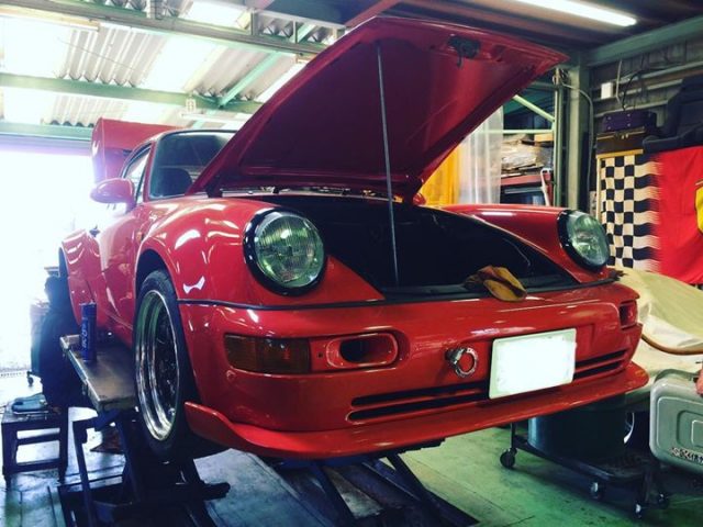 ポルシェ964  3.8 RS 6スロ  タペット調整！！