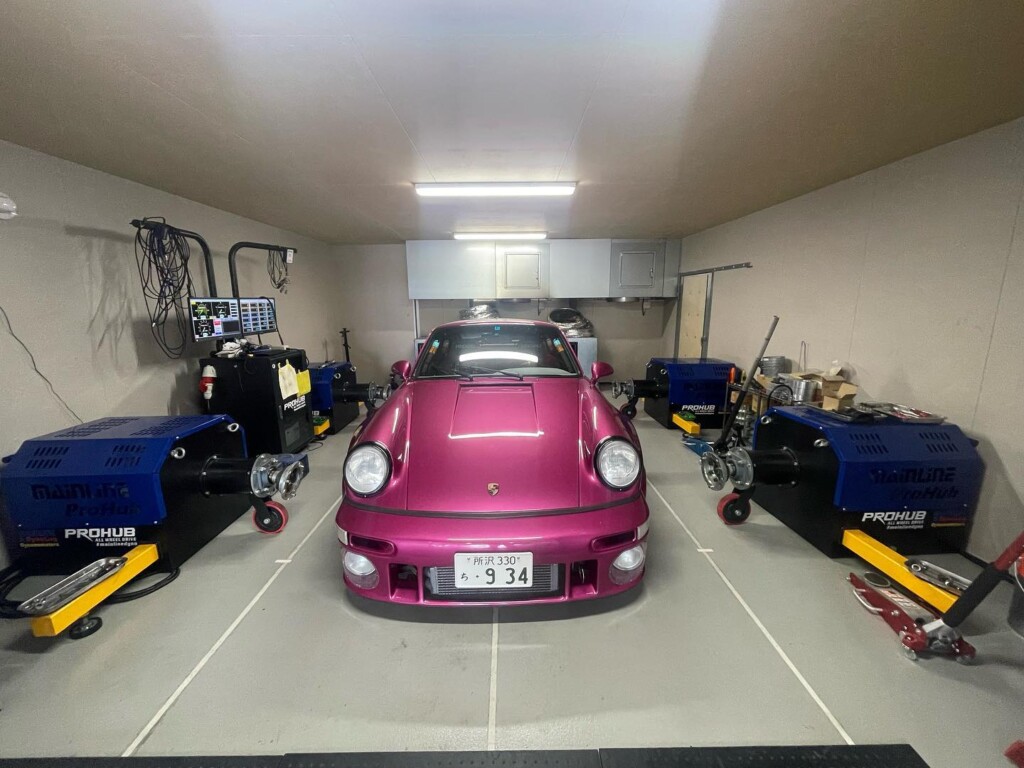 ポルシェ964  3.4turbo再セッティング️マフラーストレートに作り直して、本日AVOさんでシャシダイナモ　セッティングして来ました️ブースト1.0 で520HPもっとブーストあげれば出そうでしたが、気温も暑いし、ほどほどにしておきました️自走はかなり速いです#ポルシェ964ターボ #964  3.4turbo#ポルシェチューニング#zeal_pro#ジールプロ